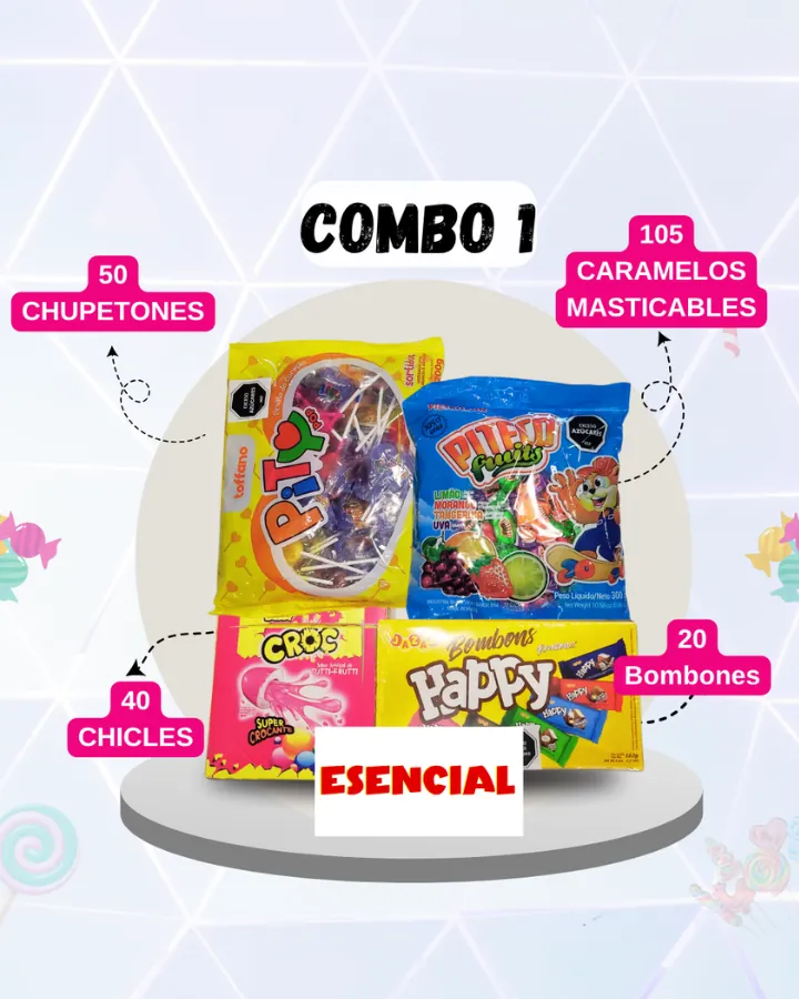 Combo Esencial de golosinas